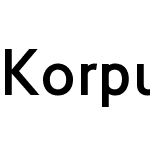 KorpusSansW00-Medium