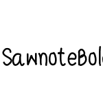 SawnoteBold
