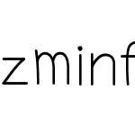 zminfont