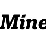 MinernilW00-BlackItalic