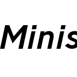 MinistryW00-MediumItalic