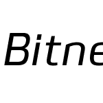 BitnerW00-MediumItalic