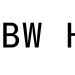 BW Haas Text Mono B