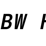 BW Haas Text Mono B