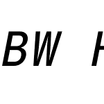 BW Haas Text Mono B