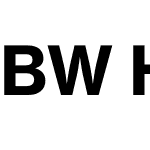BW Haas Grotesk Web