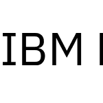 IBM Plex Sans Var