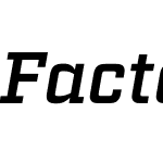 FactoriaW00-DemiItalic