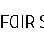 FairSansW00-LightCondensed