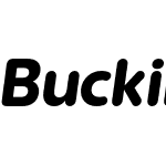 Buckin-BoldOblique
