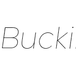 Buckin-ThinOblique