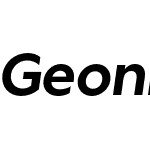 Geonik-DemiBoldOblique