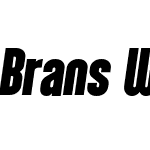 Brans-ExtraBoldItalic