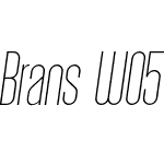 Brans-ThinItalic