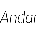 AndanteDisplay-ExtraLightItalic