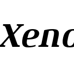 XenoisSerifW01-BoldItalic
