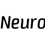 NeuronW03-DemiboldItalic