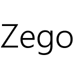 Zegoe UI SemiLight