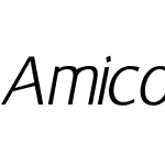 AmicoThinW01-Italic