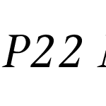 P22MaiW00-ProItalic