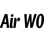 AirW00-CompBoldItalic