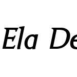 ElaDemiserifW01-PlainItalic