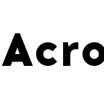 AcromW00-ExtraBold