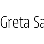 Greta Sans Condensed Std
