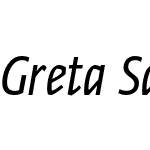 Greta Sans Condensed Std