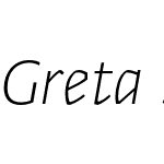 Greta Sans Std