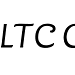 LTCGoudySansW00-LightItalic