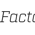 FactoriaW00-LightItalic