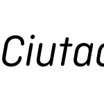 Ciutadella Rounded