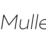 MullerW00-UltraLightItalic