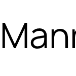 Manrope