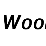 WoolworthW00-DemiBoldItalic