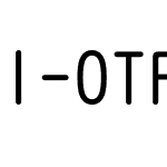 I-OTF-B筆順常用1教2020