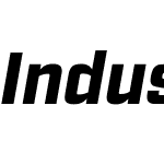 IndustryW00-BlackItalic