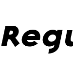 RegulatorW00-HeavyItalic