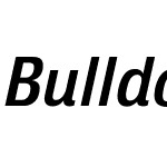 BulldogW01-MediumItalic