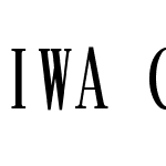 IWA G明朝B