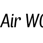 AirW00-CondMediumItalic