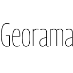 Georama Condensed