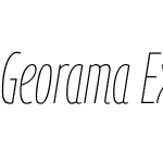 Georama ExtraCondensed