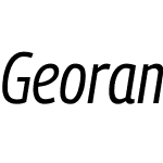 Georama SemiCondensed