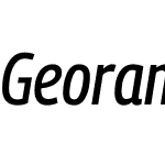 Georama SemiCondensed