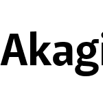 AkagiProW00-Bold