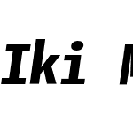 Iki Mono Condensed