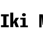 Iki Mono Condensed