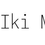 Iki Mono Condensed